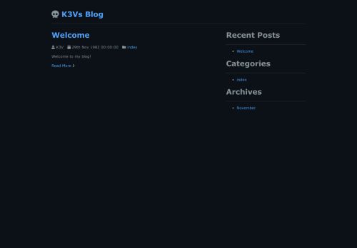 K3Vs Blog