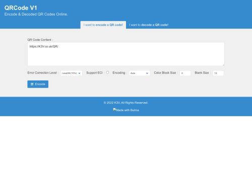 Encode & Decoded QR Codes Online